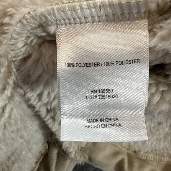 32 Degrees Heat Women’s XXL 1/4 Zip Pullover Tan Chenile Warm Pockets NWT - Picture 5 of 8